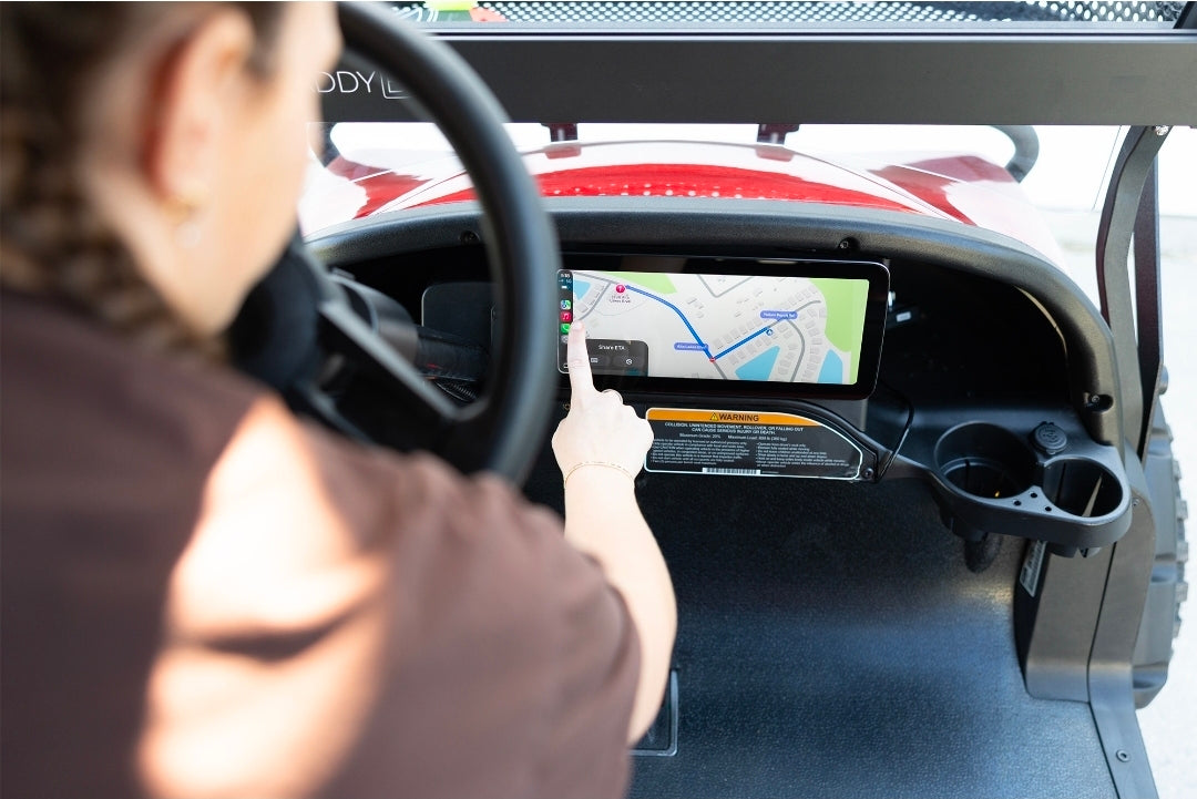 MadJax® Kinect™ Display Screen Kit for A/C motor Club Car Precedent/Tempo/Onward Bolt Battery and Navitas TAC2