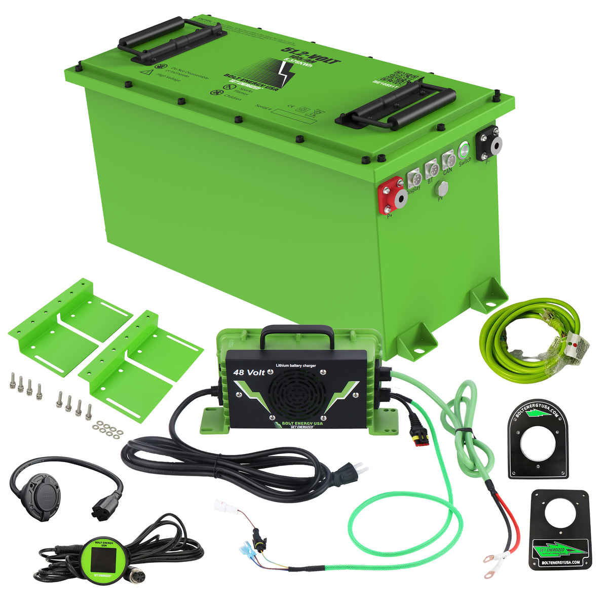 Bolt Energy 51V 105AH Thin Standard Battery Kit FREE SHIPPING