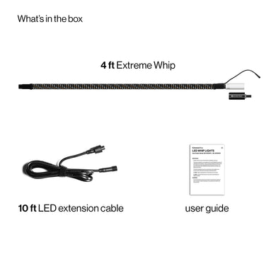 Extreme Whip Qty 1 (4Ft)