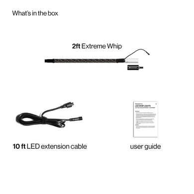 Extreme Whip Qty 1 (2Ft)